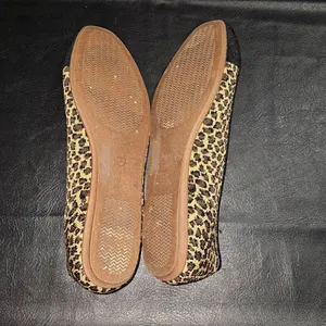 Rothy's Womens Little Cat Square Toe Leopard Print Flats Shoes‎ 10.5 thumbnail 8