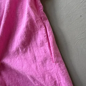 Boutique Pink Cotton Flutter Sleeve Babydoll Dress thumbnail 8