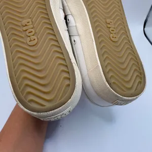 Gola Coaster Womens Off White Canvas Low Top Sneakers Trainers Cream Size 10 thumbnail 10