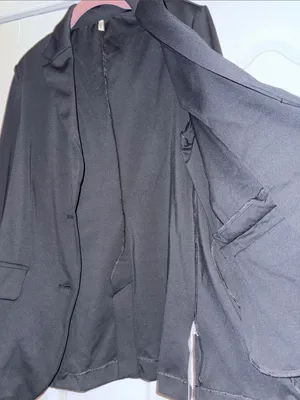 HALARA Black Single-Breasted Blazer with Flap Pockets thumbnail 7