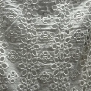 Lulu's Sincere Sweetheart White Cream Eyelet Lace Ruffled Midi Dress Size Medium thumbnail 7