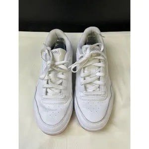 Reebok Women's Club MEMT Leather White Sneakers / Shoes Size 8 SKU 6009 thumbnail 3