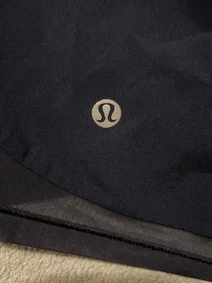 Lululemon Two With One Short Mid Rise 3” Size 6 Midnight Navy Chakra Print thumbnail 3