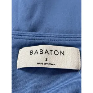 Babaton Aritzia Contour Bodysuit Blue Square Neck Long Sleeve Fitted S thumbnail 5