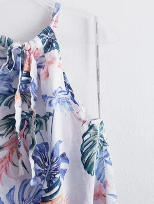 Tommy Bahama Palm Leaf Halter Vacation Tank Top thumbnail 6