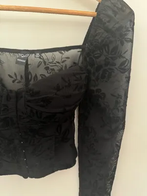 windsor floral mesh corset top  thumbnail 2