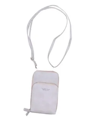 Forever Young Grey Vertical Crossbody Handbag thumbnail 3