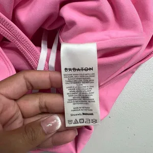 Aritzia Babaton Pink Square Neck Short Sleeve Bodysuit Large Women thumbnail 5