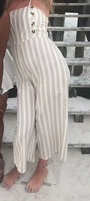 Stripped Jumpsuit Size M thumbnail 1