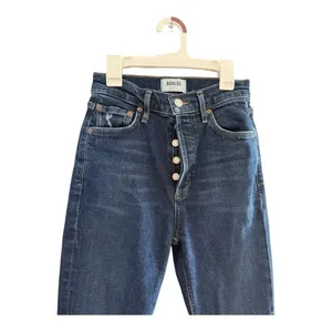 AGOLDE Nico Cabana High Rise Button Fly Dark Wash Skinny Slim Jeans Size 23 thumbnail 2