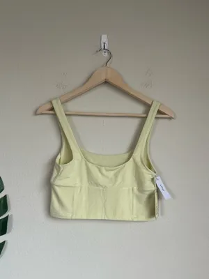 NWT Aritzia Wilfred Free Ruched Square Neck Crop Tank thumbnail 7