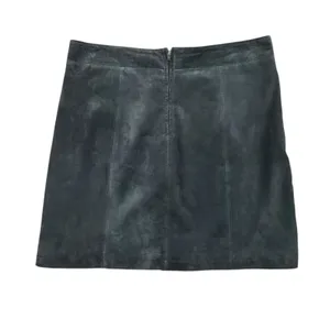 Kut From The Kloth Suede Leather Mini Skirt Womens 10 Gray Lined Pockets thumbnail 8