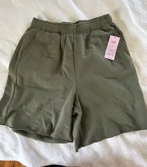 Wild Fable Women's Olive Sweatpant Shorts thumbnail 1