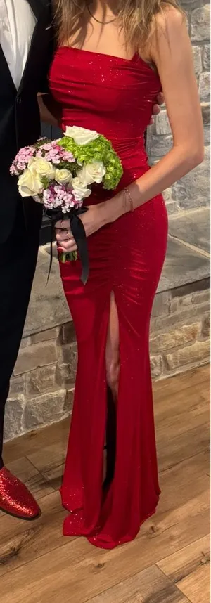 Windsor Red Prom Dress thumbnail 1