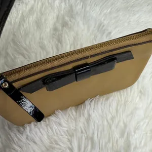 Kate Spade New York Creamy Caramel Brown Mini Purse Wristlet thumbnail 4