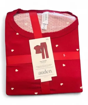 Auden Pajamas 2 Piece Red Size XXL thumbnail 1