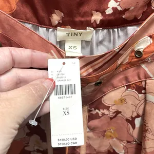 Anthropologie Tiny NEW Tiered Ruffled-Hem Cover-Up Dress‎ Size XS thumbnail 5