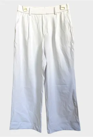 Size S (Petite) Halara Flex High Waisted Plicated Side Pocket Straight Leg Pants thumbnail 1