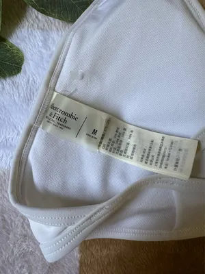 Abercrombie and Fitch White Bathing Suit Top thumbnail 3
