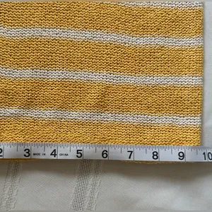 Zara Yellow Striped Wide Leg Pants thumbnail 9