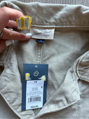 Universal Thread Cream Utility Jumpsuit with‎ Patch Pockets thumbnail 2
