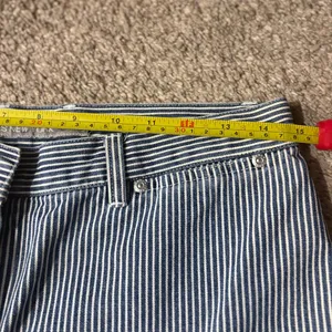 Jones New York Blue and White Striped Jeans thumbnail 8