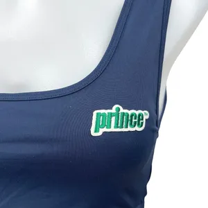 Zara x Prince Navy Blue Sleeveless Square Neck Athletic Crop Tank Top Size M thumbnail 3
