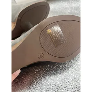 Maurices Women's Shoe Size 7.5 Grey Faux Leather‎ 3.25" Wedge Heel Bootie NWT thumbnail 7