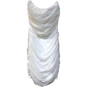 NWT superdown Sonya Bustier Mesh Mini Dress in White thumbnail 6