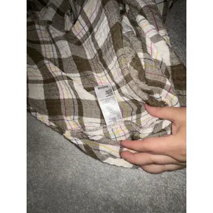 Anthropologie Tunic Top Shirt Medium Isadora‎ Popover Stretch Checkered Gauze thumbnail 7