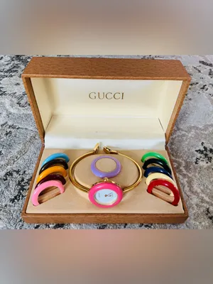 Beautiful Gucci Watch set with Interchangeable Color Bezels🔥🔥🔥 thumbnail 5