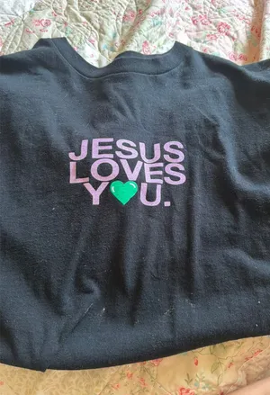 Jesus Loves You Gildan T-Shirt thumbnail 1