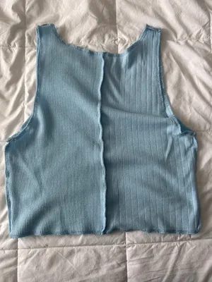 American Eagle Outfitters Blue Tank Top thumbnail 2