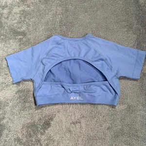 AYBL Light Blue cropped Short Sleeve Tee thumbnail 4