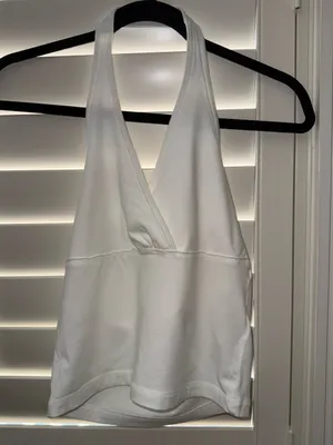 Anthropologie Pilcro Twist-Front Halter-Neck Top Size XS thumbnail 3
