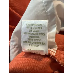 Garnet Hill Womens Orange Fine Wale Corduroy Straight Leg Pants Size 10 thumbnail 5