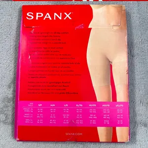 Spanx‎ sculpt Seamless Power Mid-Thigh Short Core Shapewear Lightweight XL thumbnail 5