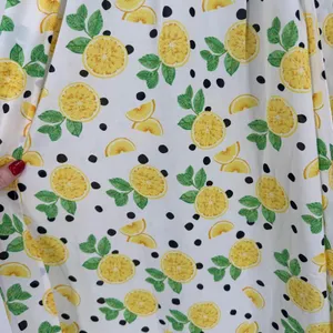 Womens Lemon Print Maxi Dress Halter Neck Size S Slit White‎ Yellow Fun Party thumbnail 10