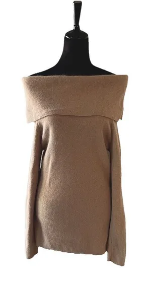 Alex Marie Sweater XL Rabbit Hair Blend Off Shoulder‎ thumbnail 1