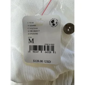 Free People A Little Extra‎ Endless Summer Halter Maxi Dress Ivory Size Medium thumbnail 13
