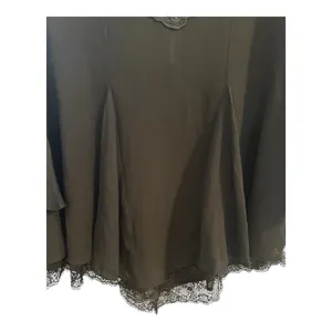 Free People Black Lace Baby Doll Flowy Boho Blouse /// Size XS thumbnail 6