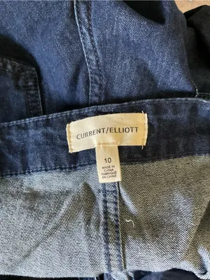 Current/Elliott Relaxed Slight Barrel-Leg Jeans - Deep Blue thumbnail 3