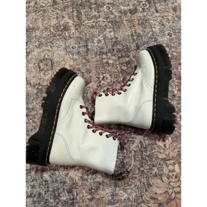 Dr. Martens Jadon Platform Boots White Leather‎ Women's 5 Punk Grunge Y2K thumbnail 10