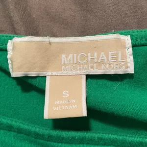MICHAEL Michael Kors Green Zipper T-Shirt thumbnail 5
