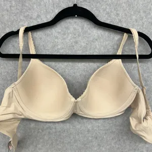 Victoria's Secret Women Bra 36D Beige Body By Victoria T Shirt Underwired READ thumbnail 8