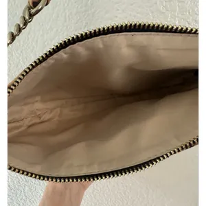 Y2K Leopard Print Shoulder Bag Gold Chain Strap Mini Baguette Purse EUC Retro thumbnail 4