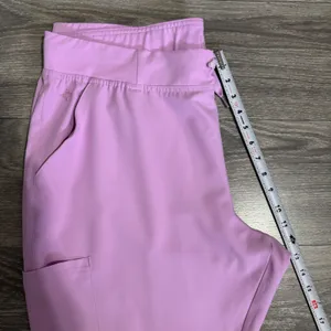 MEDCOUTURE‎ Insight Womens Jogger Scrub Pants Lilac Cargo Pockets Drawstring XL thumbnail 11