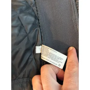 Ava & Viv Black Quilted Biker Jacket Full Zip Snap Pockets 1X F18492703 thumbnail 3