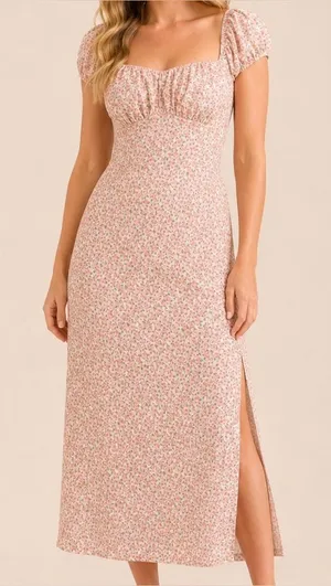 NEW Altar’d State Floral Midi / Maxi Dress Size 2XL NWT thumbnail 1