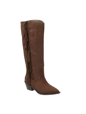 Universal Thread Womens Patsy Tall Fringe Western Boots Brown Multi 8.5M thumbnail 10